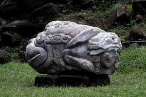 Pietra zoomorfa, periodo tardo classico (600-900 d.C.)